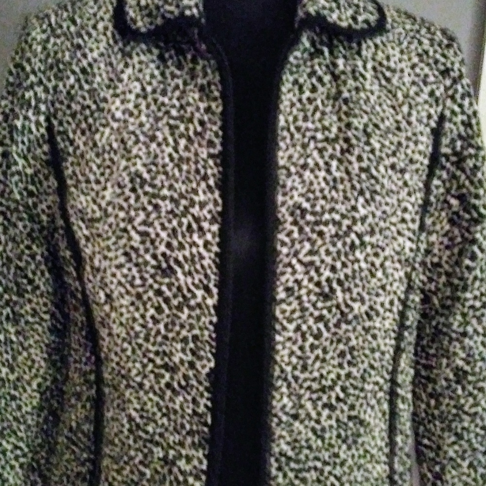 R.Q.T. petites tailored black & white jacket - Picture 3 of 6